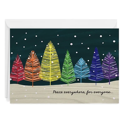 Colorful Peace Forest Custom Holiday Card for only USD 4.99 | Hallmark