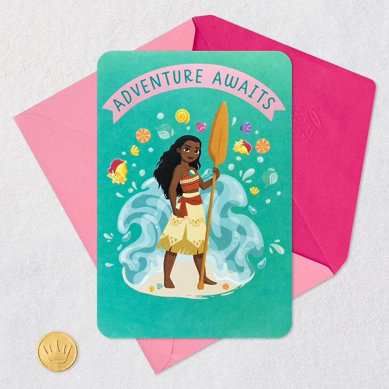 Disney Moana Adventure Awaits Birthday Card for Kids for only USD 5.59 | Hallmark