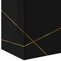 7.7" Gold Lines on Black Medium Gift Bag for only USD 6.79 | Hallmark