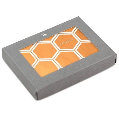 Copper Foil Hexagons Boxed Thank-You Notes, Pack of 10 for only USD 10.49 | Hallmark