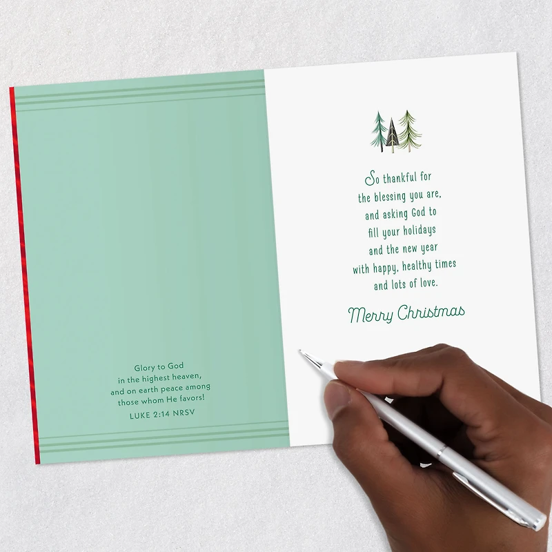 Thankful for the Blessing You Are Religious Christmas Card for only USD 3.99 | Hallmark