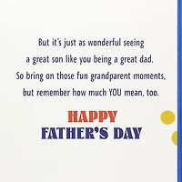 You're a Great Son Being a Great Dad Father's Day Card for only USD 5.59 | Hallmark