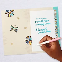 Geometric Flower Thanks and Love Card for Mom for only USD 7.99 | Hallmark