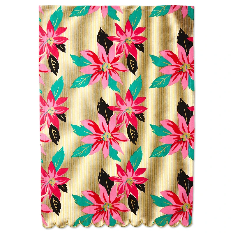 Lacey Chabert Collection Vibrant Poinsettias Tea Towel, 18x26 for only USD 19.99 | Hallmark