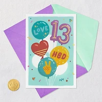 All the Fun 13th Birthday Card for only USD 2.99 | Hallmark