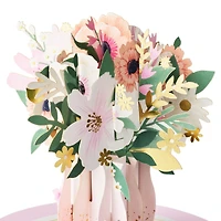Pink and Gold Flower Bouquet Musical 3D Pop-Up Thinking of You Card with Motion for only USD 14.99 | Hallmark