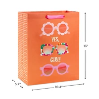 13" Fun Sunnies on Orange Large Gift Bag for only USD 4.49 | Hallmark