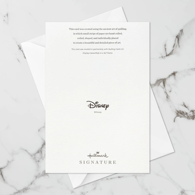 Disney The Little Mermaid A Dream Come True Quilled Paper Handmade Card for only USD 13.59 | Hallmark