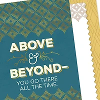 You Go Above and Beyond Thank-You Card for only USD 2.99 | Hallmark