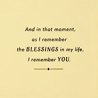 Remembering You Among My Blessings Thanksgiving Card for only USD 6.59 | Hallmark