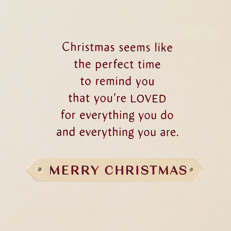 Your Love Speaks Volumes Christmas Card for Dad for only USD 6.99 | Hallmark