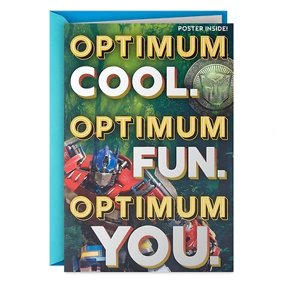 Transformers: Rise of the Beasts™ Birthday Card With Removable Poster for only USD 6.99 | Hallmark