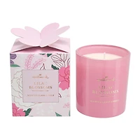 Lilac Blossoms Scented Pink Glass Candle, 8 oz. for only USD 19.99 | Hallmark