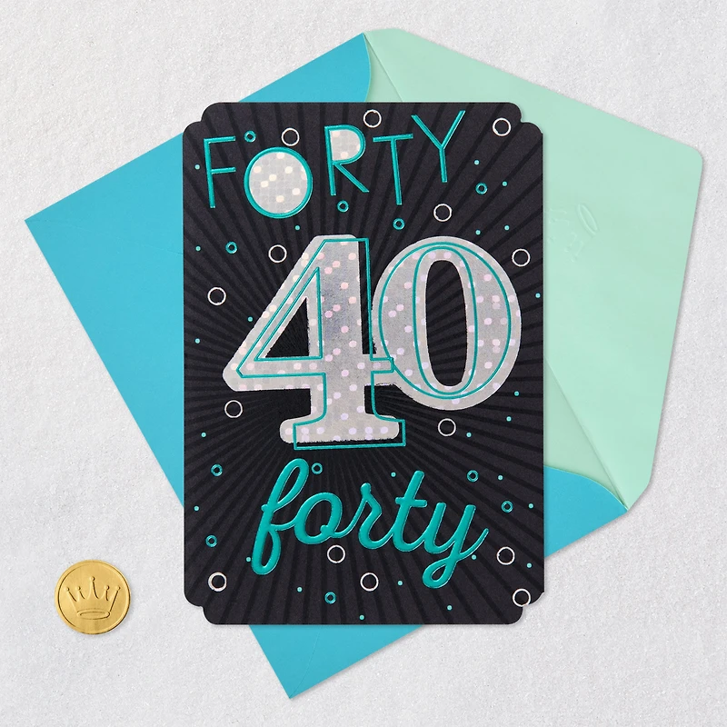 Great Time to Celebrate 40th Birthday Card for only USD 4.99 | Hallmark