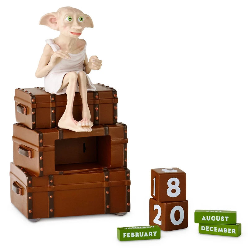 Harry Potter™ Dobby™ on Suitcases Perpetual Calendar With Sound for only USD 54.99 | Hallmark