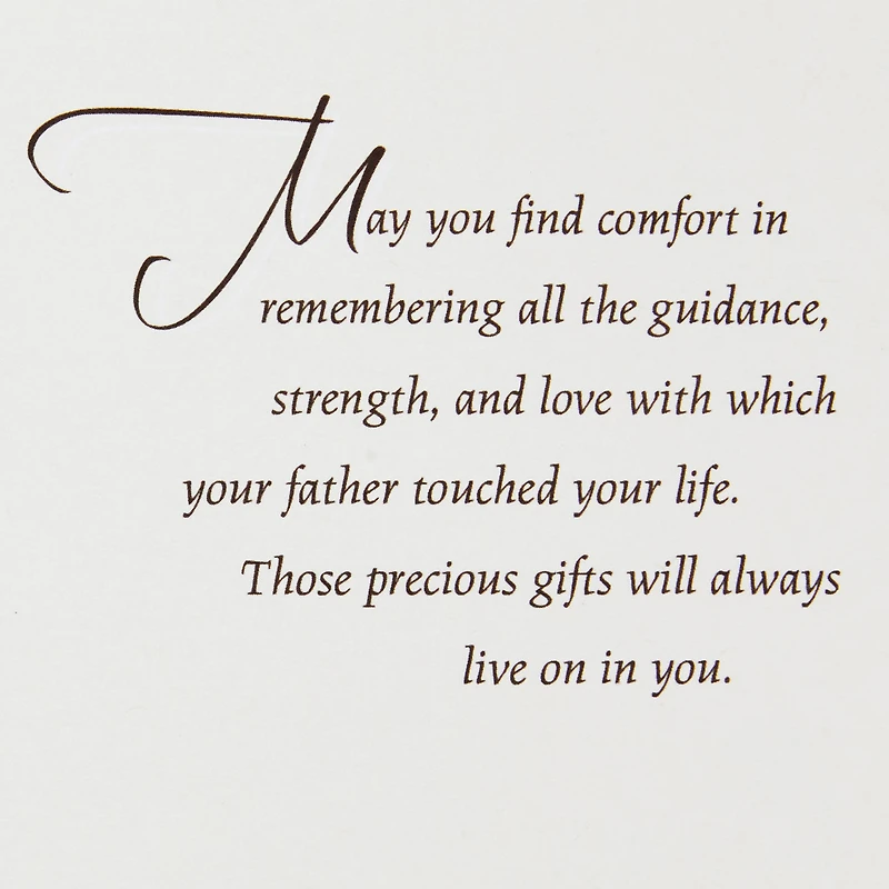 Remembering Your Father's Gifts Sympathy Card for only USD 4.59 | Hallmark