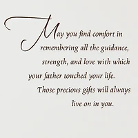 Remembering Your Father's Gifts Sympathy Card for only USD 4.59 | Hallmark