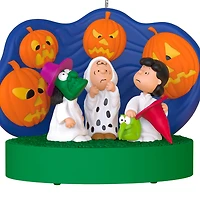The Peanuts® Gang 60th Anniversary Spooked Trick-or-Treaters Ornament With Light and Sound for only USD 35.99 | Hallmark
