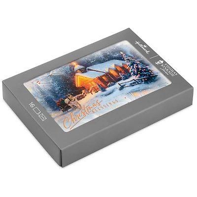 Thomas Kinkade Lighted Chapel Boxed Christmas Cards, Pack of 16 for only USD 17.49 | Hallmark