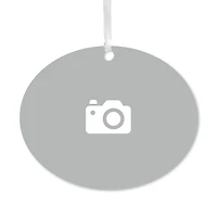 Design-Your-Own Horizontal Oval Metal Personalized Ornament, Custom Photo for only USD 17.99 | Hallmark