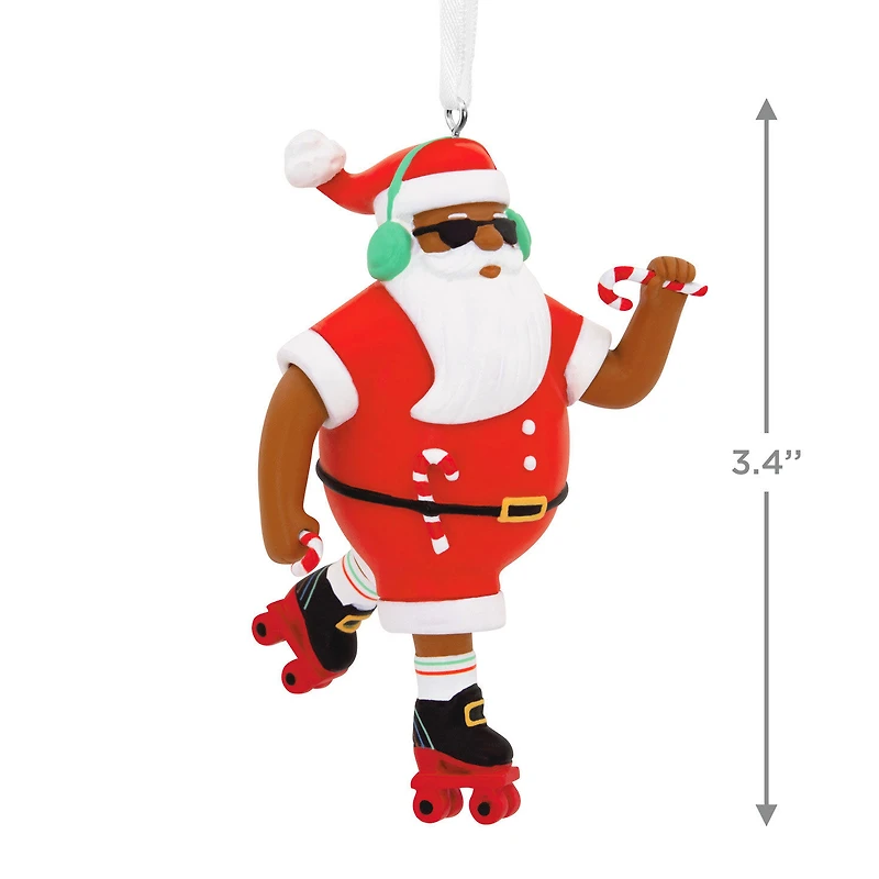 Mahogany Roller Skating Black Santa Claus Hallmark Ornament for only USD 11.49 | Hallmark