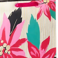 13" Lacey Chabert Collection Pink Poinsettias Large Christmas Gift Bag for only USD 5.49 | Hallmark