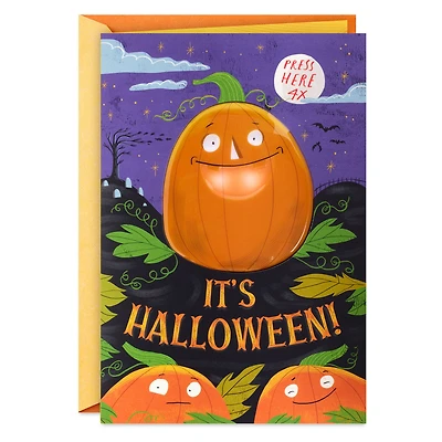 Joking Jack-o'-Lantern Funny Halloween Card With Sound and Lights for only USD 9.99 | Hallmark