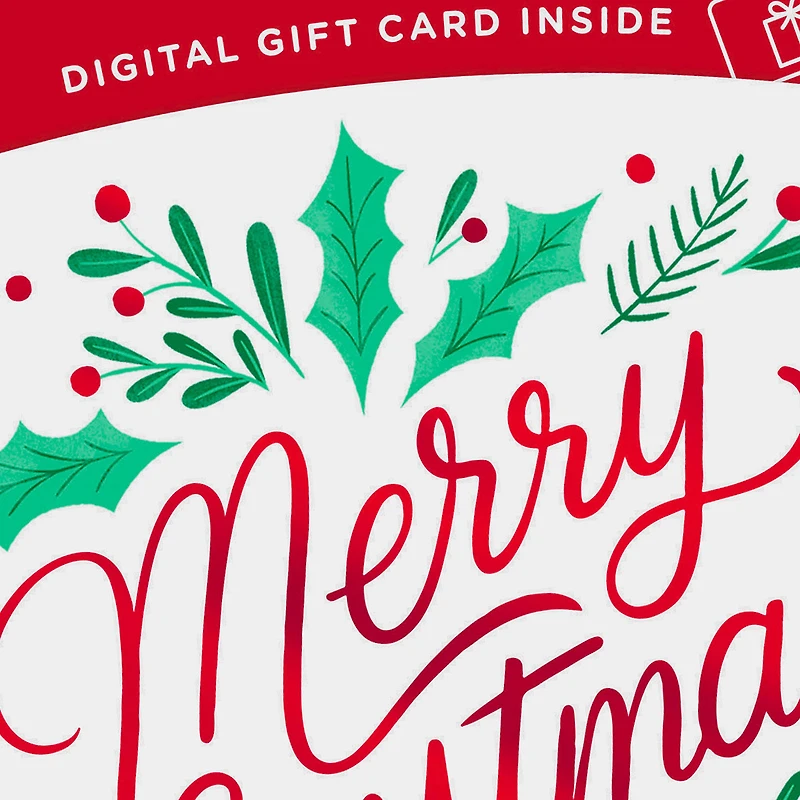 Merry Christmas Gift Card Greeting Christmas Card for only USD 4.99 | Hallmark