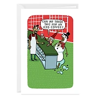 Snowman Coffee Funny Custom Christmas Card for only USD 4.99 | Hallmark