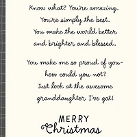You Make Me So Proud Christmas Card for Granddaughter for only USD 4.99 | Hallmark