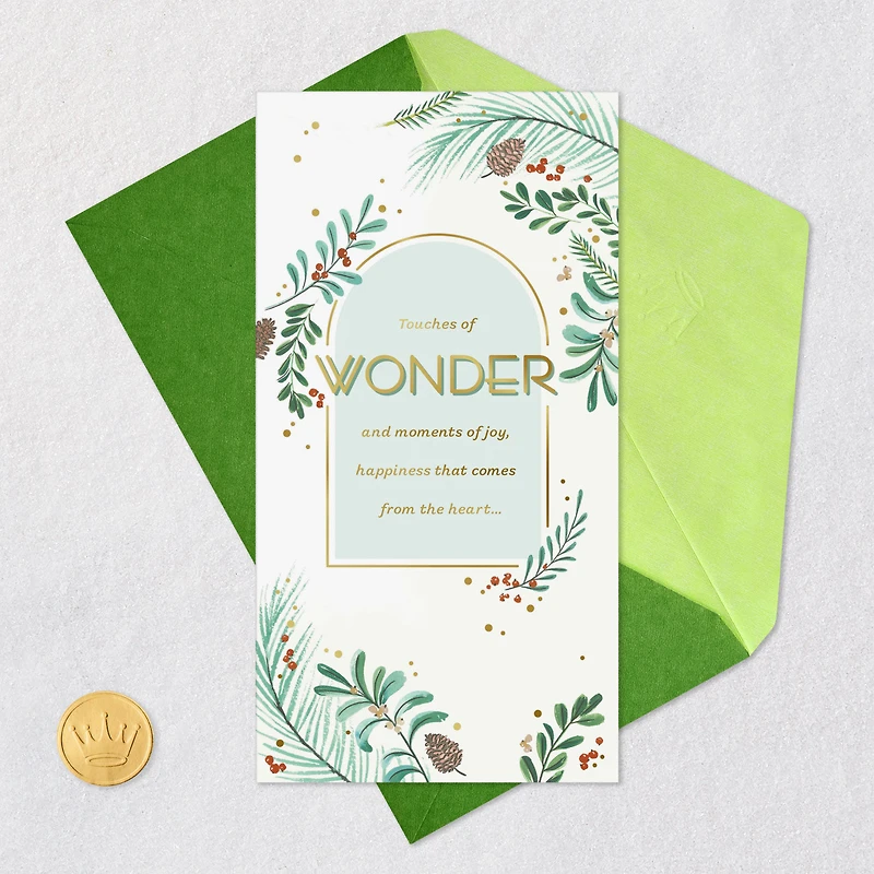 Wonder and Joy Money Holder Holiday Card for only USD 2.99 | Hallmark