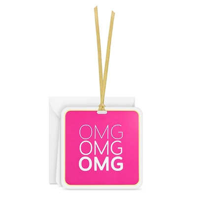 3.2" OMG Folded Gift Tag for only USD 1.99 | Hallmark