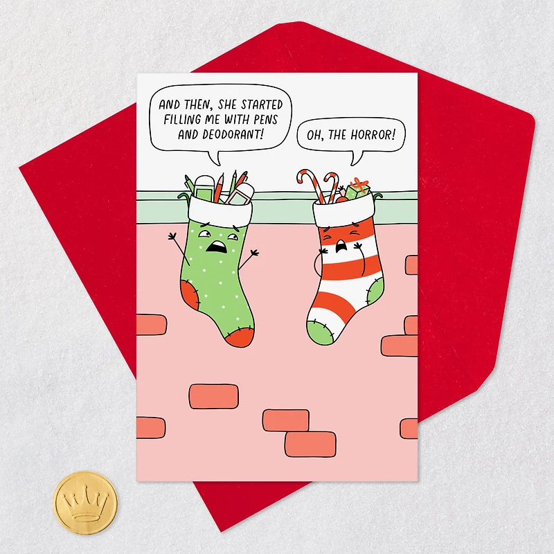 Holiday Horror Stockings Funny Christmas Card for only USD 3.69 | Hallmark