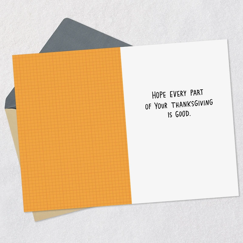 Favorite Turkey Parts Thanksgiving Card for only USD 3.99 | Hallmark