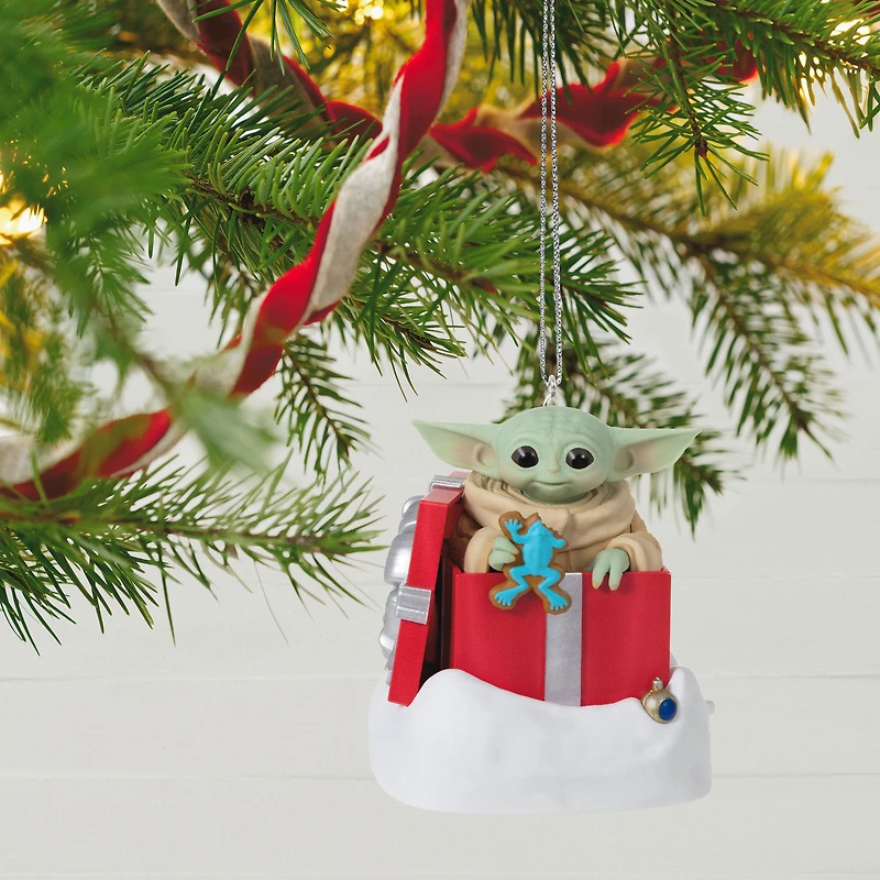 Star Wars: The Mandalorian™ Grogu™ Greetings Ornament With Sound and Motion for only USD 29.99 | Hallmark