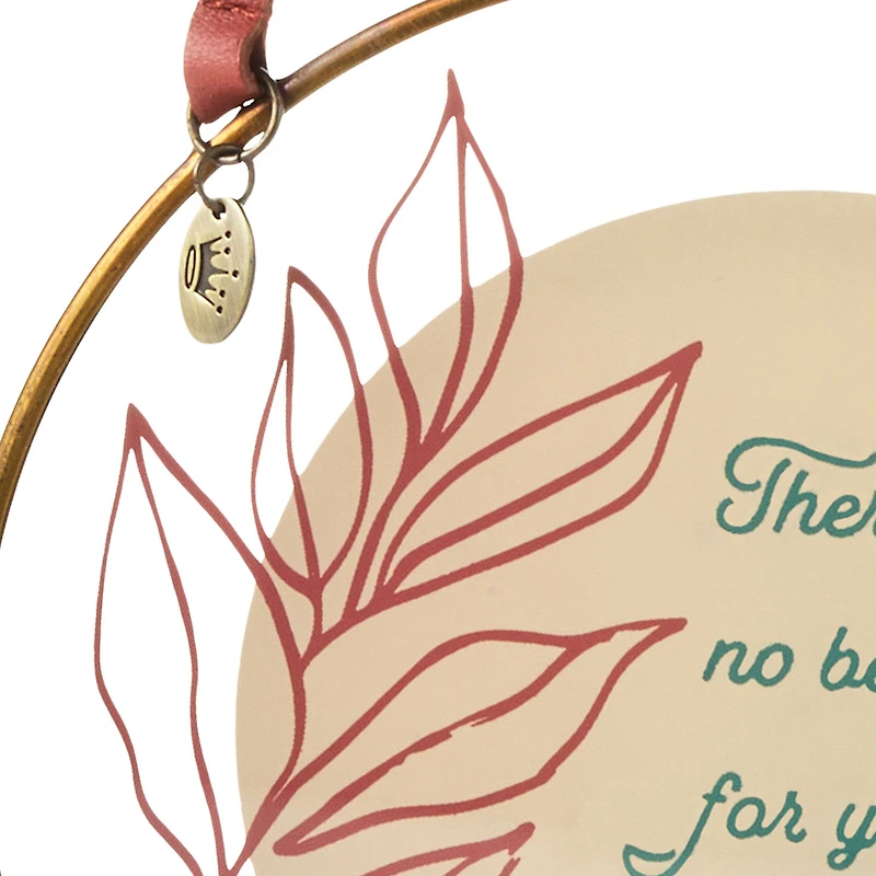 No Better Place Than in His Hands Hanging Glass Sentiment for only USD 22.99 | Hallmark