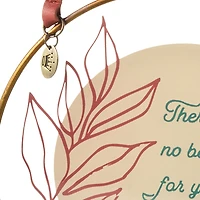 No Better Place Than in His Hands Hanging Glass Sentiment for only USD 22.99 | Hallmark