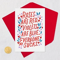 Everyone Sucks Poem Funny Valentine's Day Card for only USD 3.99 | Hallmark