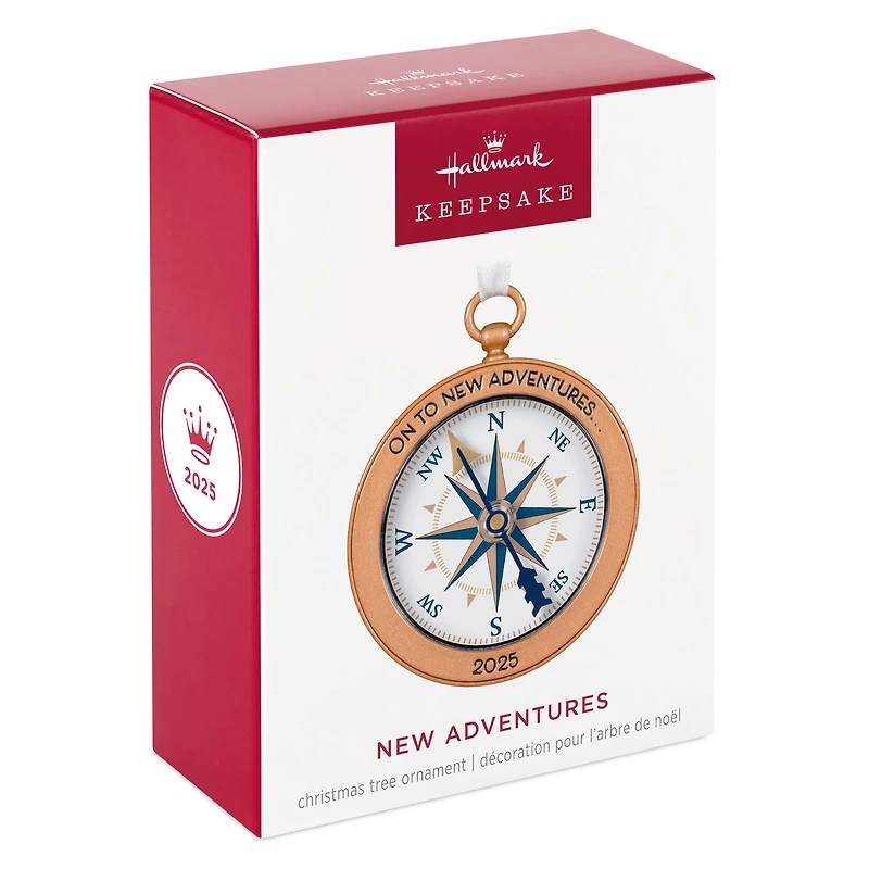 New Adventures 2025 Metal Ornament for only USD 22.99 | Hallmark