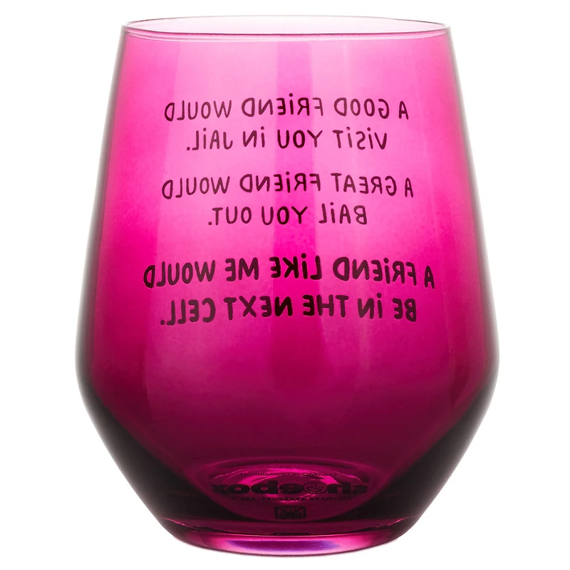 A Friend Like Me Funny Stemless Wine Glass, 15.5 oz. for only USD 16.99 | Hallmark