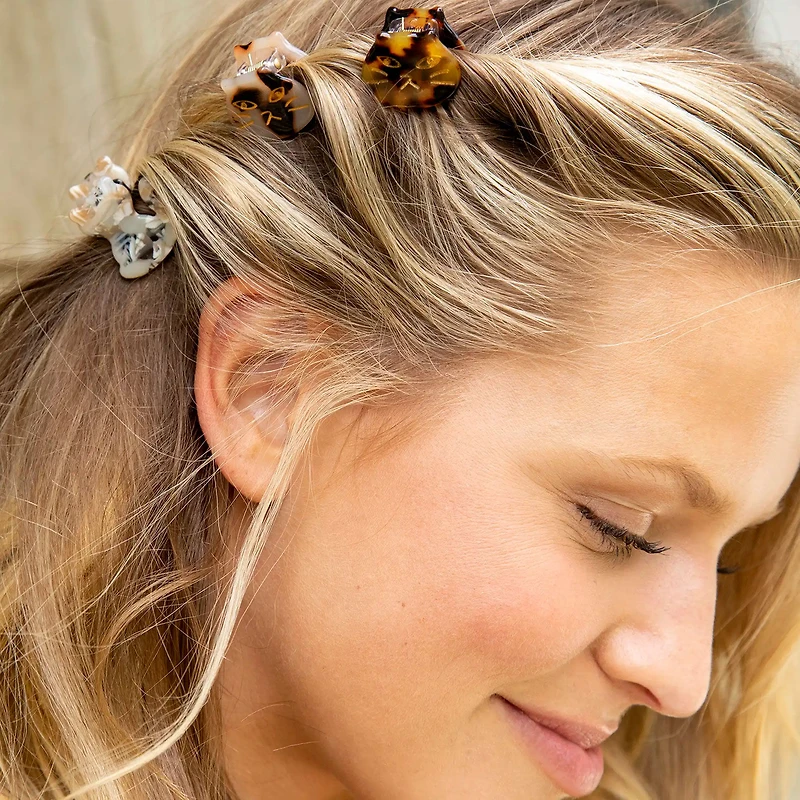 Natural Life Cat-Shaped Mini Hair Clips, Set of 4 for only USD 15.99 | Hallmark