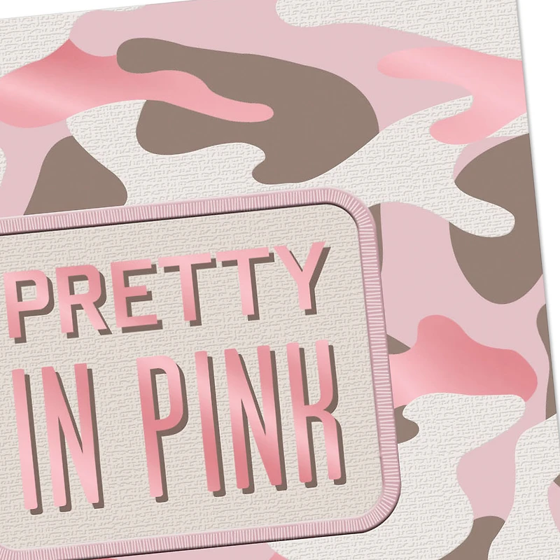 Pretty in Pink Camo Birthday Card for Her for only USD 3.99 | Hallmark