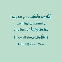 Enjoy the Sunshine Coming Your Way Gift Card Greeting New Baby Card for only USD 4.99 | Hallmark