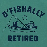 Life Is Good Men's O'Fishally Retired Green T-Shirt for only USD 29.50 | Hallmark