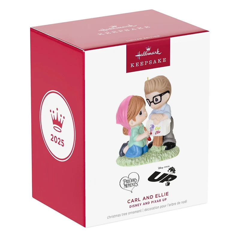 Disney/Pixar Precious Moments Up Carl and Ellie Porcelain Ornament for only USD 55.99 | Hallmark