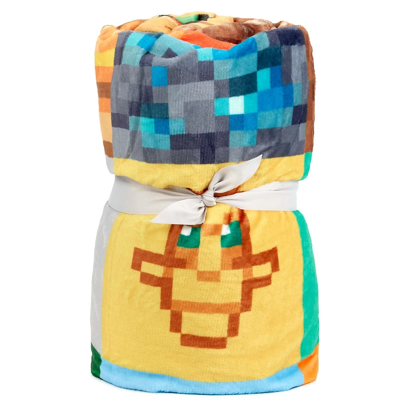 Minecraft Game Icons Throw Blanket, 51x62 for only USD 39.99 | Hallmark