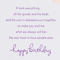 You and Me Will Always Be Romantic Birthday Card for Wife for only USD 6.99 | Hallmark