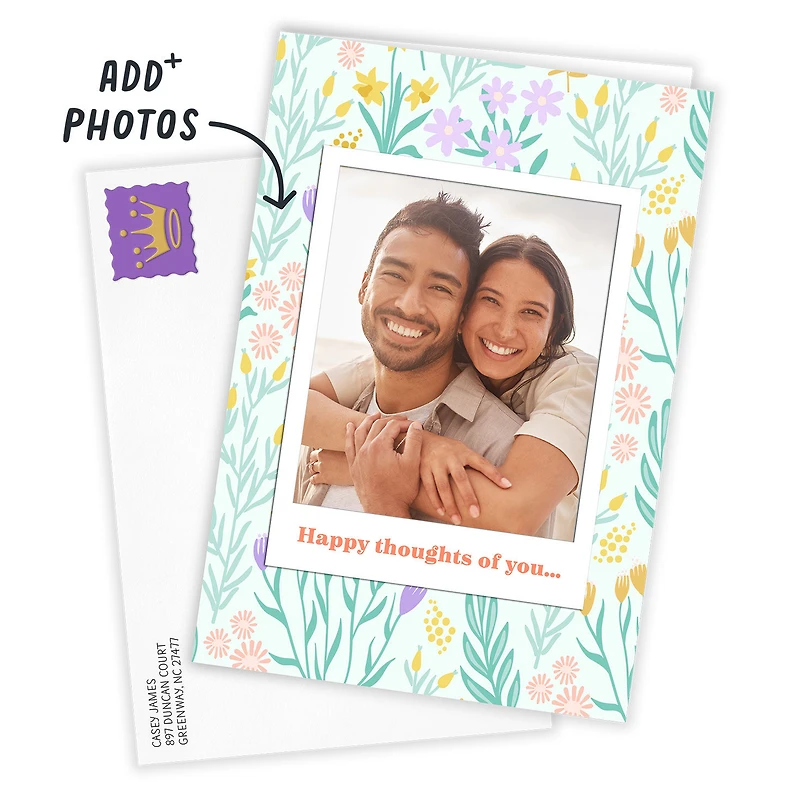 Happy Thoughts Bloom Custom Card for only USD 4.99 | Hallmark