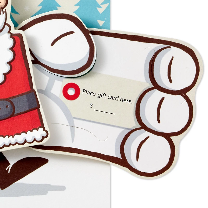 Making a Donation Santa Funny Pop-Up Money Holder Christmas Card for only USD 4.99 | Hallmark