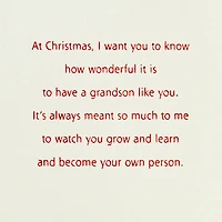 Love Put Into Words Christmas Card for Grandson for only USD 5.99 | Hallmark